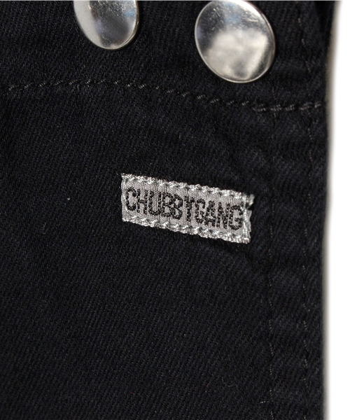 CHUBBYGANG（チャビーギャング）の「メッセージ刺繍　サロペットスカート（Tシャツ/カットソー・キッズ・ブラック/インディゴブルー・120/130/110）」の12枚目の写真