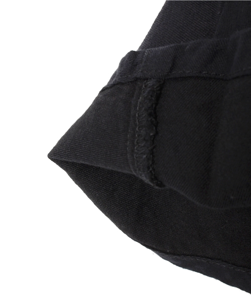 CHUBBYGANG（チャビーギャング）の「メッセージ刺繍　サロペットスカート（Tシャツ/カットソー・キッズ・ブラック/インディゴブルー・120/130/110）」の8枚目の写真