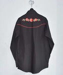 ELY DAIAMOND 90's 薔薇 刺繍 ウエスタンシャツ ヴィンテージ古着70\u0027s ELY CATTLEMAN 薔薇刺繍 ウエスタン