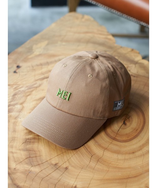 MEI（メイ）の「・【MEI/メイ】  エンブレムキャップ＊（キャップ・レディース・ブラック/ベージュ/キャメル/ネイビー・FREE）」の4枚目の写真