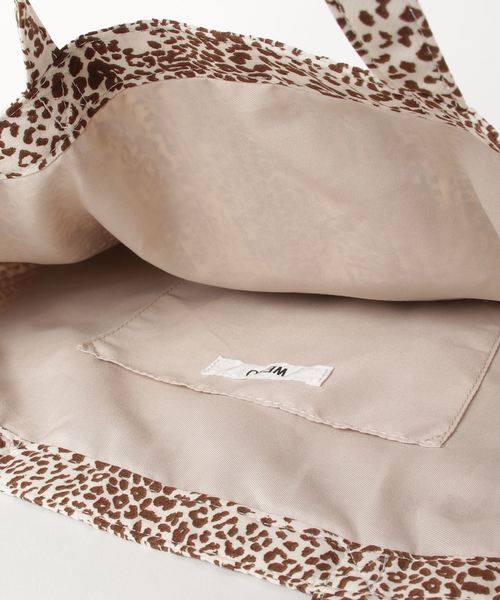 WEGO(ウィゴー)の「WEGO/ロゴプリーツトートバッグ(トートバッグ・レディース・ベージュ/その他1・FREE)」の4枚目の写真