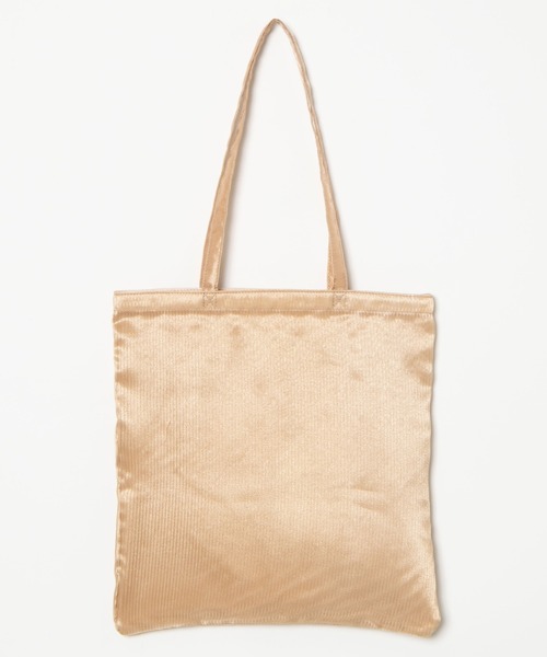 WEGO(ウィゴー)の「WEGO/ロゴプリーツトートバッグ(トートバッグ・レディース・ベージュ/その他1・FREE)」の11枚目の写真