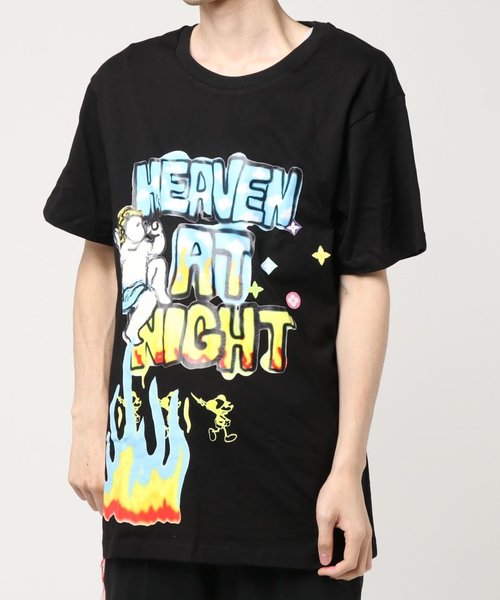 EPTM（エピトミ）の「アートグラフィックカットソー/Tシャツ（Tシャツ/カットソー・メンズ・ホワイト/ブラック・XL）」の2枚目の写真