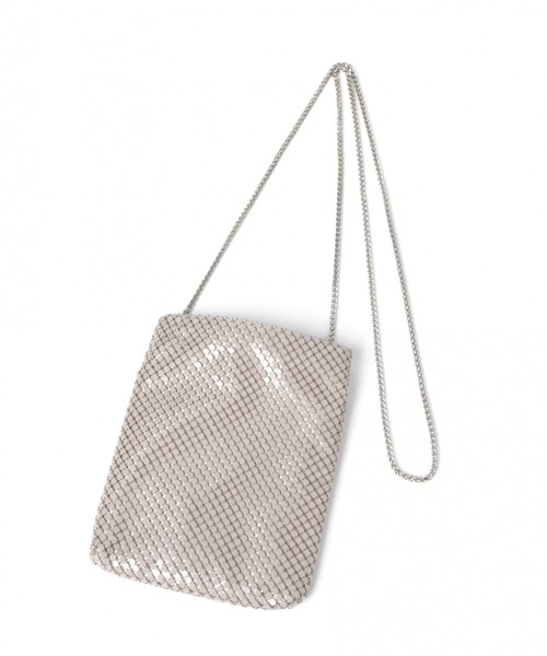 GLOBAL WORK（グローバルワーク）の「メタルメッシュショルダー/866888（ショルダーバッグ・レディース・パープル系その他2/ライトグレー/ライトベージュ・FREE）」の3枚目の写真