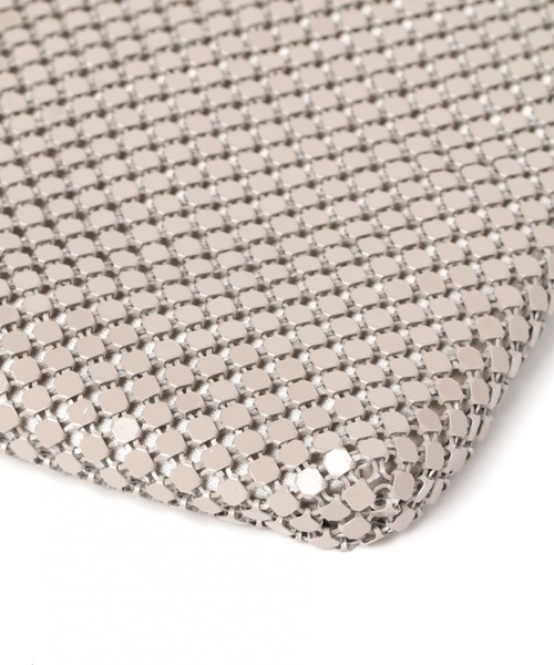 GLOBAL WORK（グローバルワーク）の「メタルメッシュショルダー/866888（ショルダーバッグ・レディース・パープル系その他2/ライトグレー/ライトベージュ・FREE）」の8枚目の写真