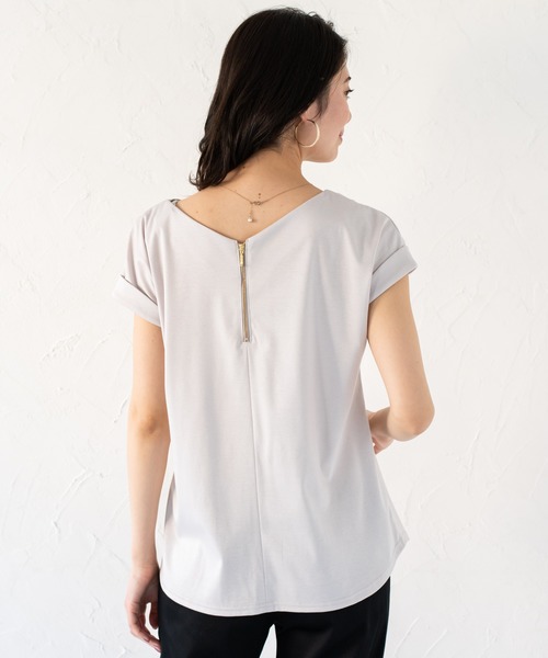 LOUNGEDRESS（ラウンジドレス）の「ブラウスカットソー（Tシャツ/カットソー・レディース・ライトグレー/オフホワイト/ブラック・FREE）」の15枚目の写真