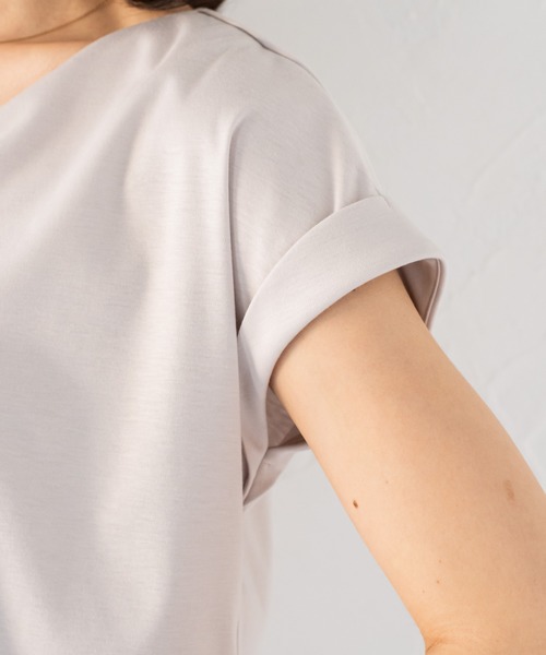 LOUNGEDRESS（ラウンジドレス）の「ブラウスカットソー（Tシャツ/カットソー・レディース・ライトグレー/オフホワイト/ブラック・FREE）」の18枚目の写真