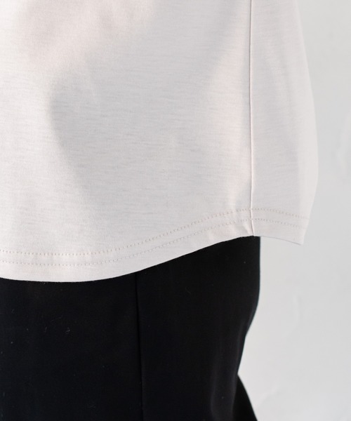 LOUNGEDRESS（ラウンジドレス）の「ブラウスカットソー（Tシャツ/カットソー・レディース・ライトグレー/オフホワイト/ブラック・FREE）」の19枚目の写真