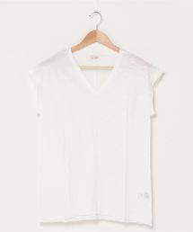 切り替えVネックTシャツ
