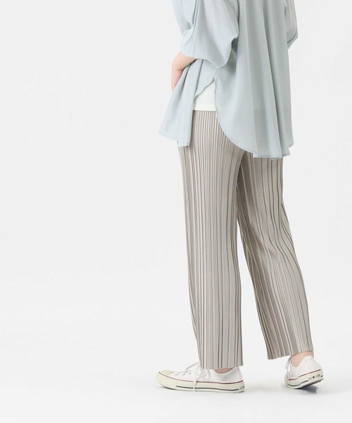 HONEYSUCKLE ROSE(ハニーサックルローズ)の「【HONEYSUCKLE ROSE】細プリーツパンツ(その他パンツ・レディース・グリーン/ベージュ/ブラウン/ブラック/オリーブ・M/L)」の12枚目の写真