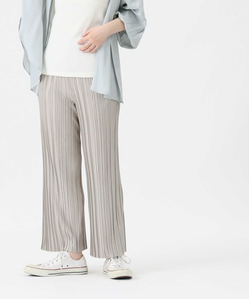 HONEYSUCKLE ROSE(ハニーサックルローズ)の「【HONEYSUCKLE ROSE】細プリーツパンツ(その他パンツ・レディース・グリーン/ベージュ/ブラウン/ブラック/オリーブ・M/L)」の13枚目の写真