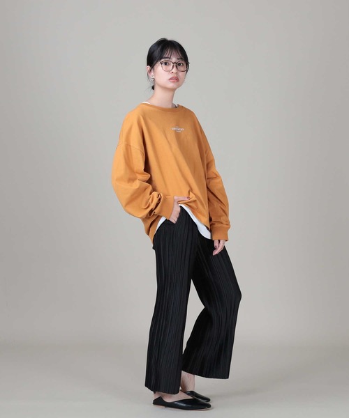 HONEYSUCKLE ROSE(ハニーサックルローズ)の「【HONEYSUCKLE ROSE】細プリーツパンツ(その他パンツ・レディース・グリーン/ベージュ/ブラウン/ブラック/オリーブ・M/L)」の9枚目の写真