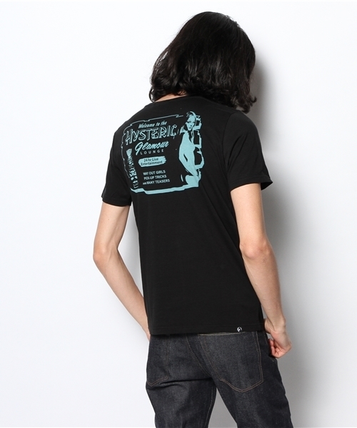 HYSTERIC GLAMOUR（ヒステリックグラマー）の「HG LOUNGE pt T-SH（Tシャツ/カットソー・メンズ・ホワイト/ブラウン/ブラック・MEDIUM/LARGE/SMALL）」の6枚目の写真