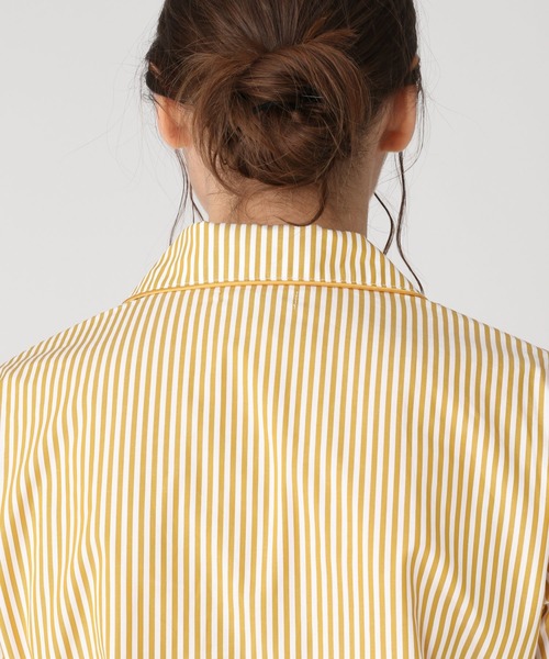 bijorie（ビジュリィ）の「ストライプコットン パジャマ／長袖（ルームウェア/パジャマ・レディース・レッド/キャメル/イエロー・FREE）」の15枚目の写真