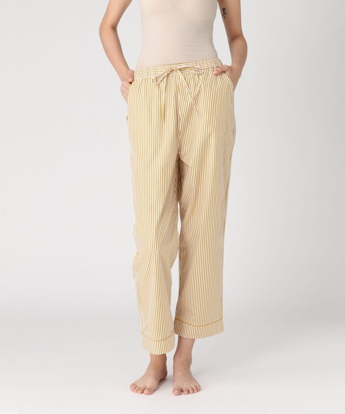 bijorie（ビジュリィ）の「ストライプコットン パジャマ／長袖（ルームウェア/パジャマ・レディース・レッド/キャメル/イエロー・FREE）」の16枚目の写真