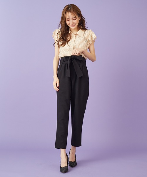 MIIA（ミーア）の「レースフリルブラウス（シャツ/ブラウス・レディース・ブラック/ベージュ/オフホワイト・FREE）」の10枚目の写真