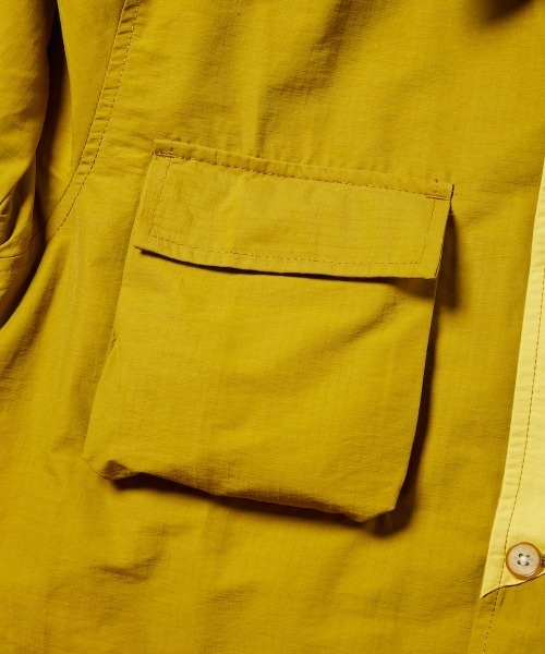 rehacer(レアセル)の「rehacer : Multi Pocket Mountain Jacket / マルチポケットマウンテンジャケット(ブルゾン・メンズ・ネイビー/マスタード・SMALL/MEDIUM/LARGE/X-LARGE)」の13枚目の写真