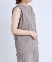 DouDou | セットアップタック袖プルオーバー(Tシャツ/カットソー)