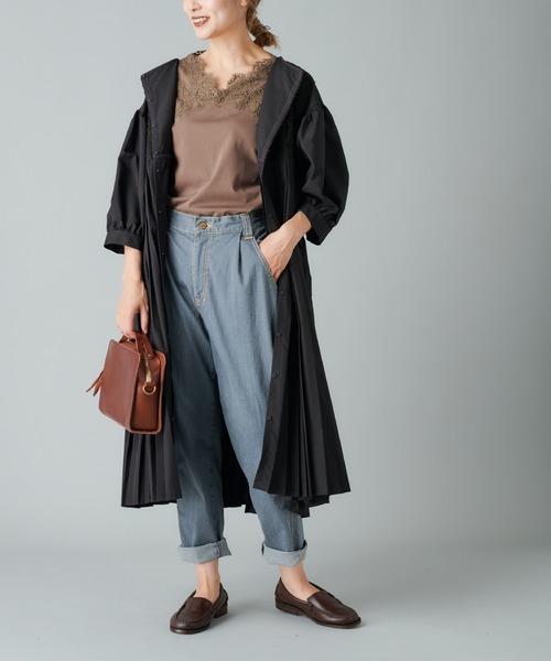 PUAL CE CIN（ピュアルセシン）の「レースインナー（キャミソール・レディース・チャコールグレー/モカ/ナチュラル・FREE）」の17枚目の写真