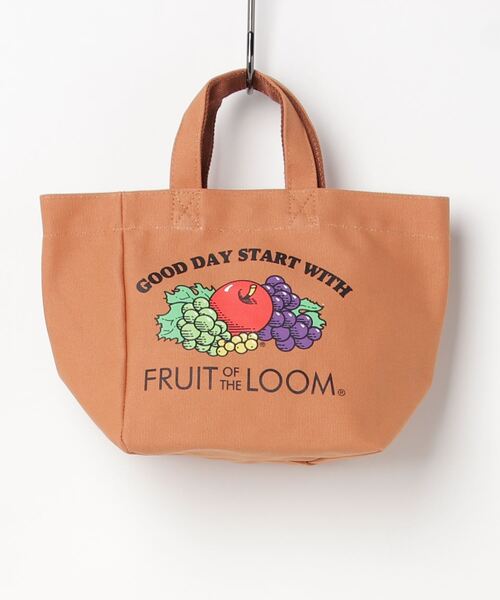 FRUIT OF THE LOOM(フルーツオブザルーム)の「【FRUIT OF THE LOOM】FTL LUNCH TOTE BAG(トートバッグ・レディース・ブラック/ブラウン/オフホワイト/オレンジ・FREE)」の1枚目の写真