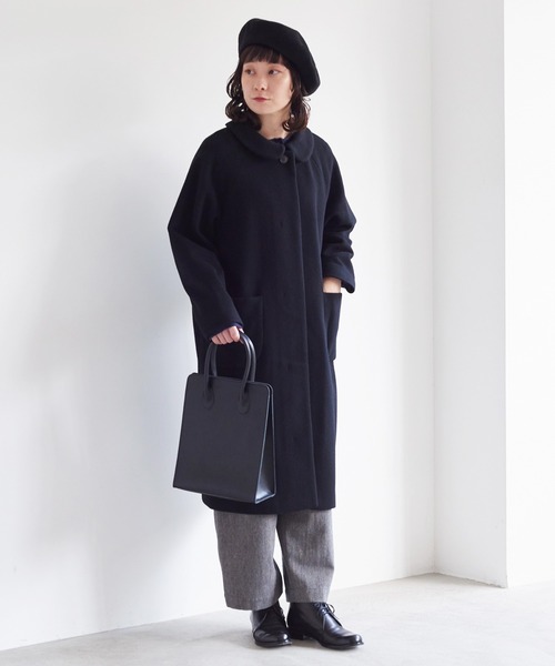 ビュルデサボン　bulle de savon ステンカラーコート　ダークグレー 楽天市場】bulle de savon コートの通販