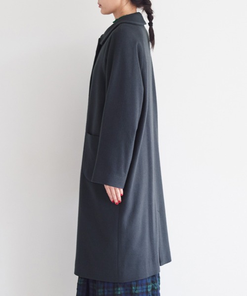 bulle de savon super100 Wool ステンカラーコート bulle de savon（ビュルデサボン）の「super100 Wool ステン