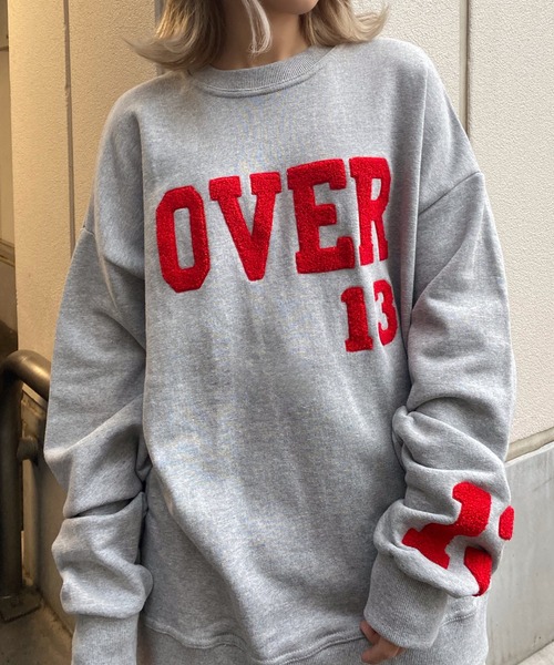 DING（ディング）の「DING/OVER13スウェット（スウェット・レディース・グレー/イエロー/ブルー・FREE）」の16枚目の写真