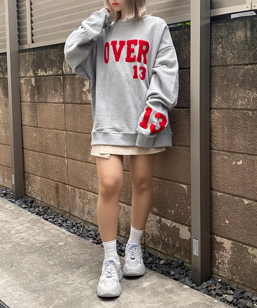 DING（ディング）の「DING/OVER13スウェット（スウェット・レディース・グレー/イエロー/ブルー・FREE）」の17枚目の写真