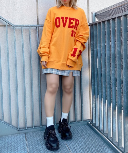 DING（ディング）の「DING/OVER13スウェット（スウェット・レディース・グレー/イエロー/ブルー・FREE）」の14枚目の写真