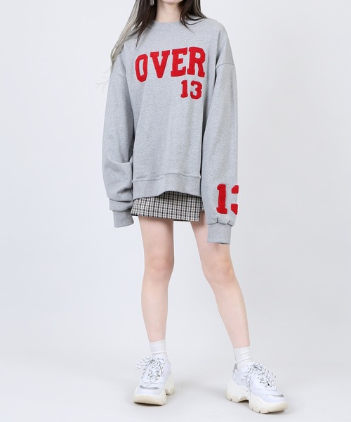 DING（ディング）の「DING/OVER13スウェット（スウェット・レディース・グレー/イエロー/ブルー・FREE）」の10枚目の写真