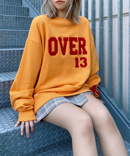 DING（ディング）の「DING/OVER13スウェット（スウェット・レディース・グレー/イエロー/ブルー・FREE）」の21枚目の写真