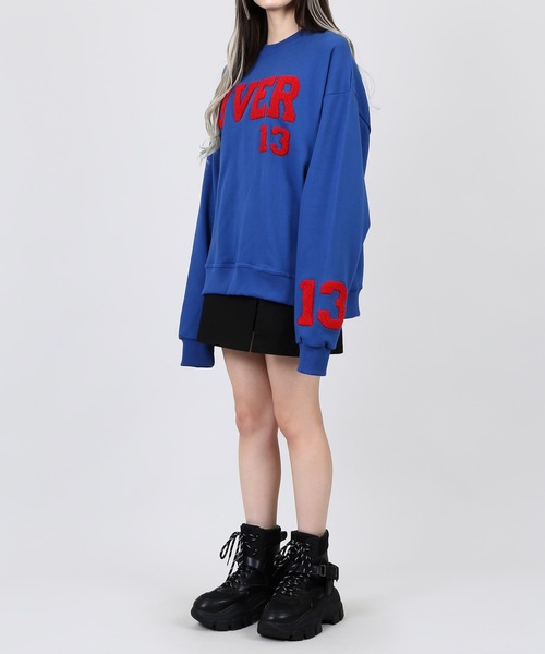 DING（ディング）の「DING/OVER13スウェット（スウェット・レディース・グレー/イエロー/ブルー・FREE）」の12枚目の写真