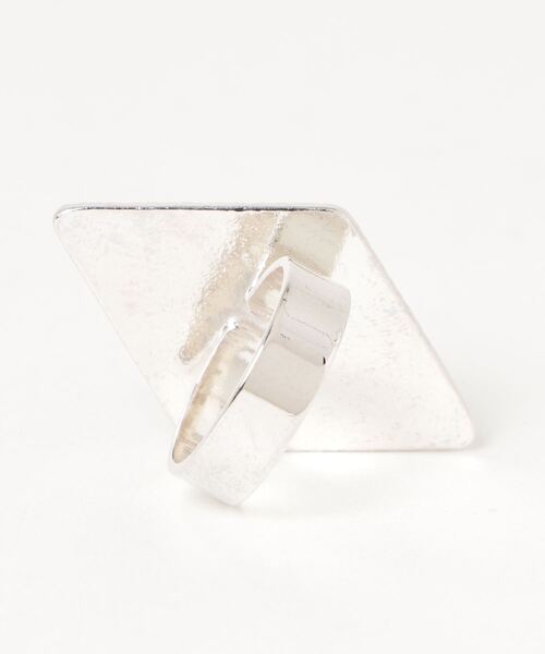 Ayler（アイラー）の「【Ayler】RING ストーンカットリング型 Ayl-007（リング・レディース・ブラウン/グレー/エメラルド・11号/9号）」の4枚目の写真