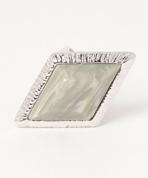 Ayler（アイラー）の「【Ayler】RING ストーンカットリング型 Ayl-007（リング・レディース・ブラウン/グレー/エメラルド・11号/9号）」の17枚目の写真