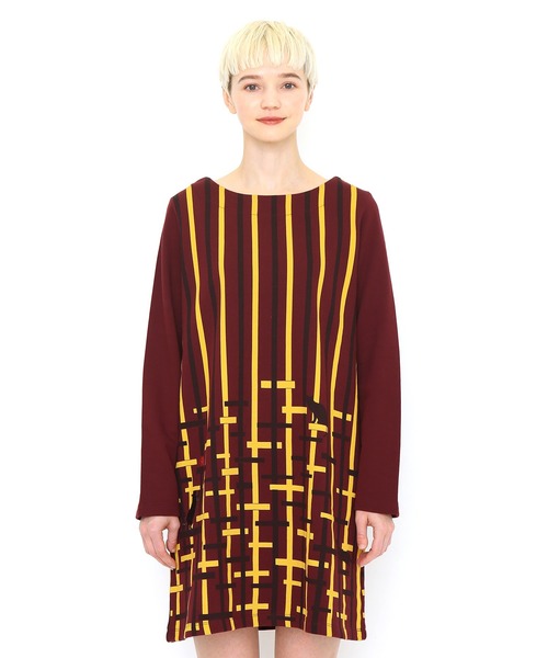 セール スウェットワンピース キャットタワー ボルドー ワンピース Design Tshirts Store Graniph デザイン ティーシャツ ストア グラニフ のファッション通販 Zozotown