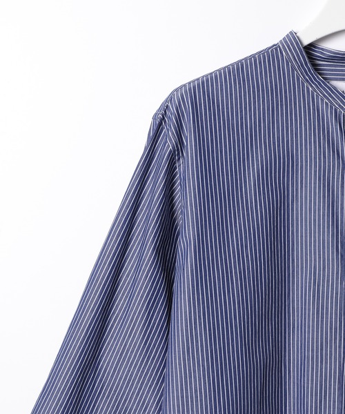 ADAM ET ROPE'（アダムエロペ）の「《21SS》アソートバンドカラーシャツ（シャツ/ブラウス・メンズ・ホワイト/ブルー系その他/ブラウン系その他3・M/L）」の7枚目の写真