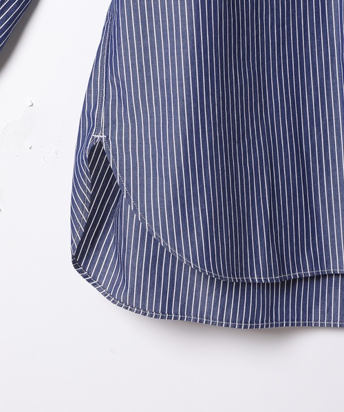 ADAM ET ROPE'（アダムエロペ）の「《21SS》アソートバンドカラーシャツ（シャツ/ブラウス・メンズ・ホワイト/ブルー系その他/ブラウン系その他3・M/L）」の9枚目の写真