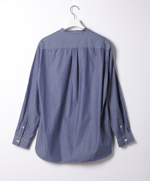 ADAM ET ROPE'（アダムエロペ）の「《21SS》アソートバンドカラーシャツ（シャツ/ブラウス・メンズ・ホワイト/ブルー系その他/ブラウン系その他3・M/L）」の4枚目の写真