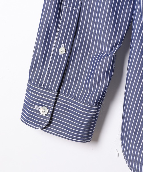 ADAM ET ROPE'（アダムエロペ）の「《21SS》アソートバンドカラーシャツ（シャツ/ブラウス・メンズ・ホワイト/ブルー系その他/ブラウン系その他3・M/L）」の5枚目の写真