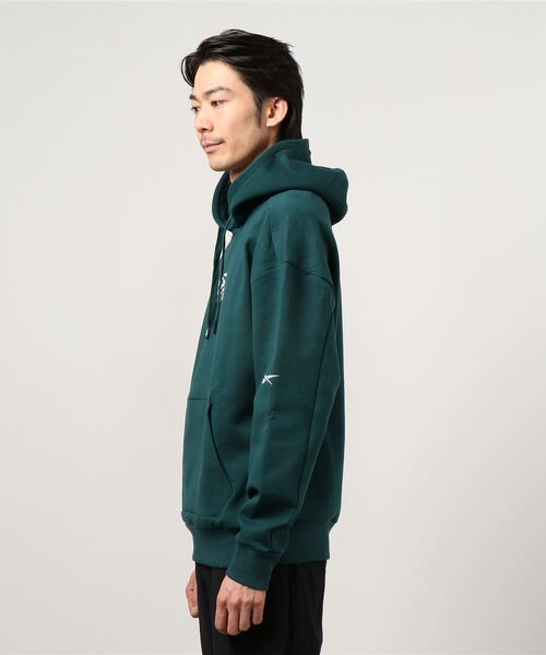 Reebok(リーボック)の「レズミルズ ドリームブレンド コットンフーディー(パーカー・メンズ・グリーン・X-LARGE/SMALL/LARGE/MEDIUM/X-SMALL)」の4枚目の写真