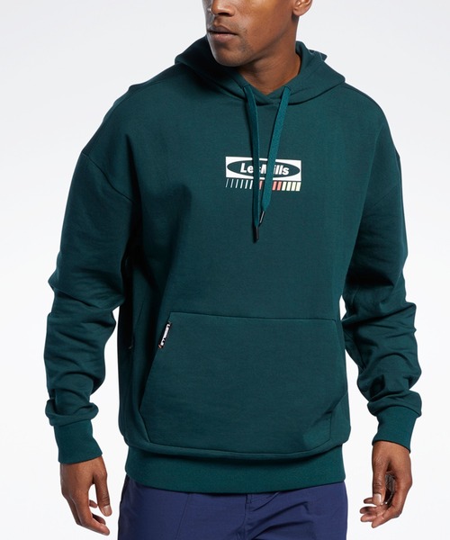 Reebok(リーボック)の「レズミルズ ドリームブレンド コットンフーディー(パーカー・メンズ・グリーン・X-LARGE/SMALL/LARGE/MEDIUM/X-SMALL)」の1枚目の写真