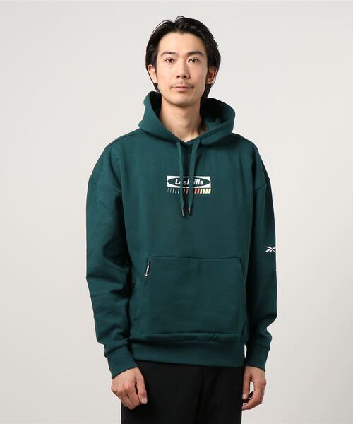 Reebok(リーボック)の「レズミルズ ドリームブレンド コットンフーディー(パーカー・メンズ・グリーン・X-LARGE/SMALL/LARGE/MEDIUM/X-SMALL)」の2枚目の写真