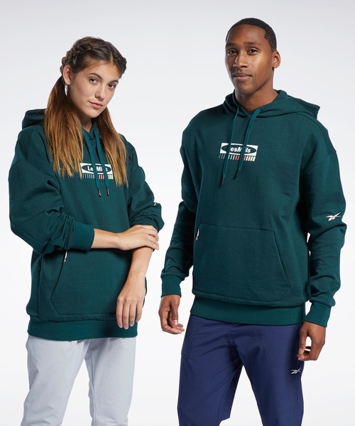 Reebok(リーボック)の「レズミルズ ドリームブレンド コットンフーディー(パーカー・メンズ・グリーン・X-LARGE/SMALL/LARGE/MEDIUM/X-SMALL)」の7枚目の写真