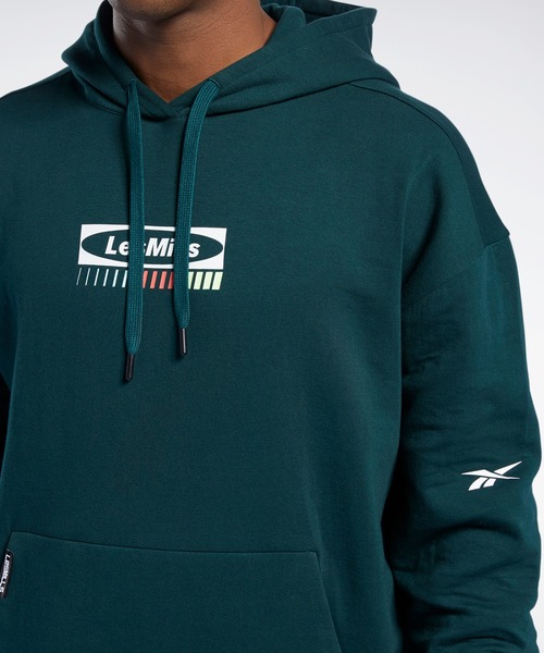 Reebok(リーボック)の「レズミルズ ドリームブレンド コットンフーディー(パーカー・メンズ・グリーン・X-LARGE/SMALL/LARGE/MEDIUM/X-SMALL)」の3枚目の写真