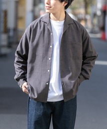 ITEMS URBANRESEARCH | オープンカラー長袖シャツ(シャツ/ブラウス)