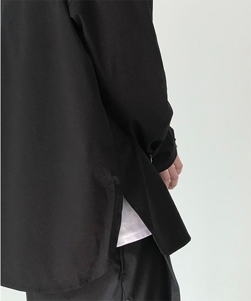 WESTBOY（ウエストボーイ）の「【COLN】Bag Slit Drop Shoulder Jacket（シャツ/ブラウス・メンズ・ブラック・M/L/XL）」の19枚目の写真