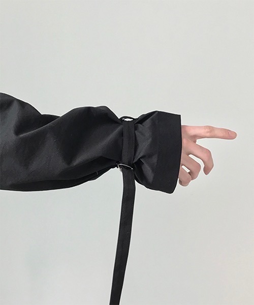 WESTBOY（ウエストボーイ）の「【COLN】Bag Slit Drop Shoulder Jacket（シャツ/ブラウス・メンズ・ブラック・M/L/XL）」の13枚目の写真