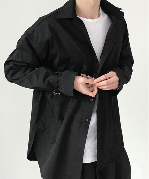 WESTBOY（ウエストボーイ）の「【COLN】Bag Slit Drop Shoulder Jacket（シャツ/ブラウス・メンズ・ブラック・M/L/XL）」の20枚目の写真