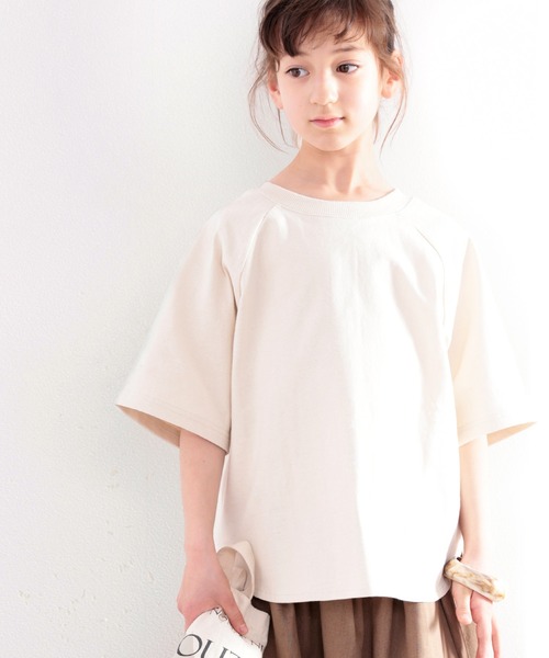 Java(ジャバ)の「《JaVaジャバ コラボ》キッズ 綿100% 前後2way楽しめる♪ヘンリーラグラントップス(Tシャツ/カットソー・キッズ・ホワイト/ブラック/ナチュラル・130/140/150/160)」の6枚目の写真