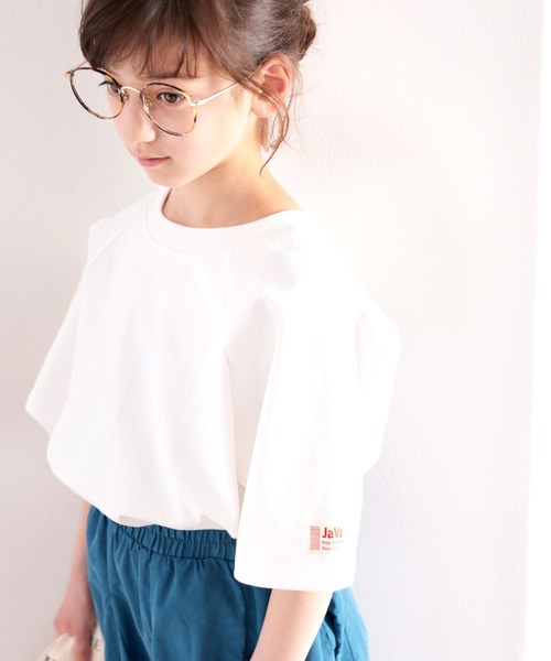Java(ジャバ)の「《JaVaジャバ コラボ》キッズ 綿100% 前後2way楽しめる♪ヘンリーラグラントップス(Tシャツ/カットソー・キッズ・ホワイト/ブラック/ナチュラル・130/140/150/160)」の8枚目の写真